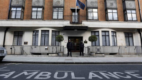 Entrada principal del hospital King Edward VII, en Londres. STEFAN WERMUTH / Reuters