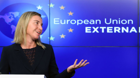 La alta representante de la Unión para Asuntos Exteriores y Política de Seguridad, Federica Mogherini./ REUTERS