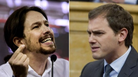 Pablo Iglesias y Albert Rivera.