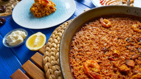 Arroz al senyoret o señorito. 