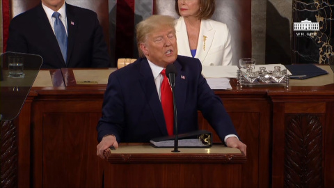 Trump ataca a la inmigraciÃ³n en el discurso del Estado de la UniÃ³n