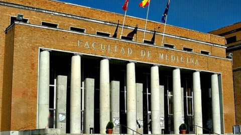 Fachada de la facultad de Medicina, universidad Complutense de Madrid