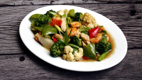 Chop suey de verduras.