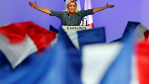 La ultraderechista francesa Marine Le Pen en una foto de archivo. Reuters.