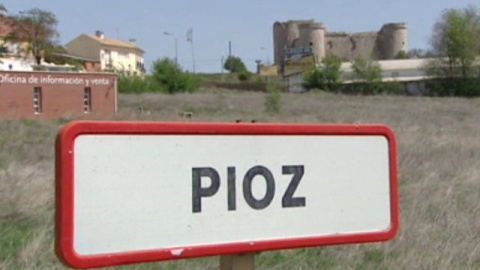 Uno de los accesos a la localidad de Pioz