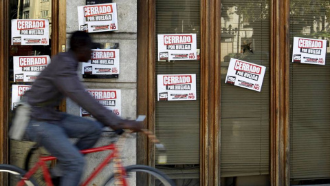 Imagen de archivo de la huelga general de 2010. (EFE)