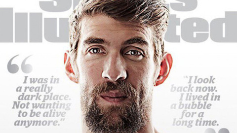 Portada de 'Sports Illustrated', con la entrevista a Phelps.