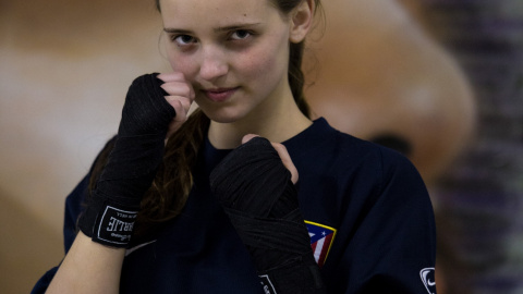 Alexandra, la más veterana de las chicas.