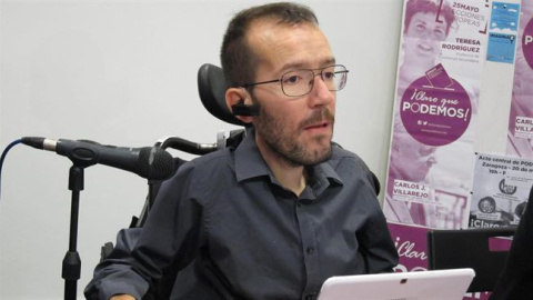 El eurodiputado Pablo Echenique se despide del Parlamento Europeo el 15 de marzo para "dar la batalla en Aragón"./ EUROPA PRESS