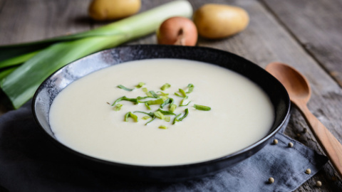 Vichyssoise tradicional. 