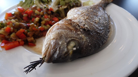 Dorada a la brasa. 