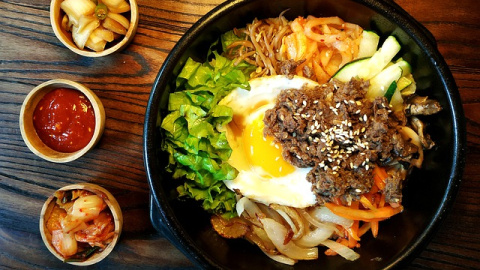 bibimbap o arroz coreano.