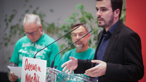 El candidato de IU a la Presidencia del Gobierno, Alberto Garzón.