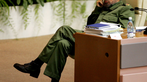 Fidel Castro en una convención sobre terrorismo en 2005./ REUTERS