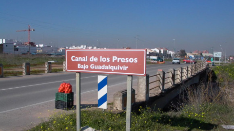 Señalización del canal de presos