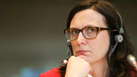 La comisaria de Comercio de la UE, Cecilia Malmström. / MANUEL RUIZ RICO