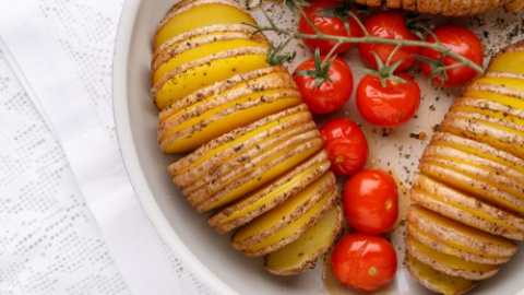 Patatas Hasselback