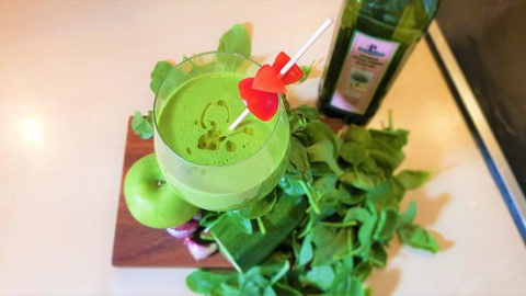 Receta de gazpacho verde. 