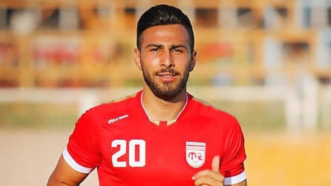 El futbolista Amir Nasr Azadani. -FIFPRO