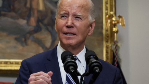 Joe Biden en una rueda de prensa en la Casa Blanca.-REUTERS/Leah Millis