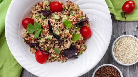 Ensalada de quinoa.