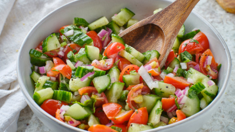 Ensalada de Jerusalén. 