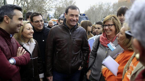 Tomás Gómez, hace unos días en una manifestación en Madrid. EFE/ Víctor Lerena