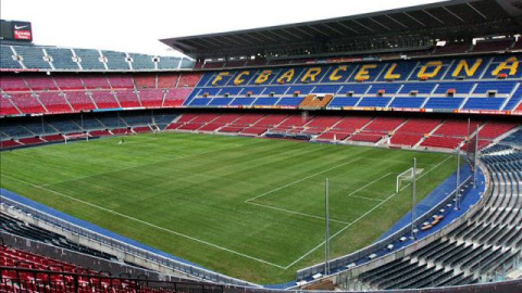 Vista del interior del Camp Nou. EFE