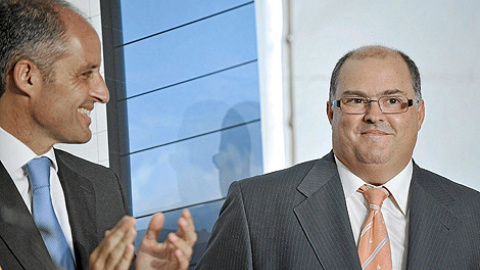 Francisco Camps junto a Fernando de Rosa en una foto de archivo. EFE