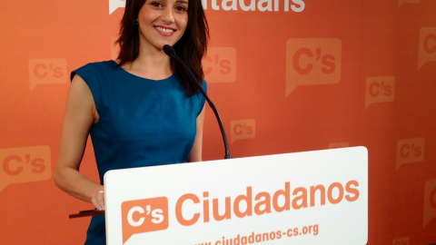 La portavoz de Ciudadanos en el Parlament catalán, Inés Arrimadas. Foto: Ciudadanos.org