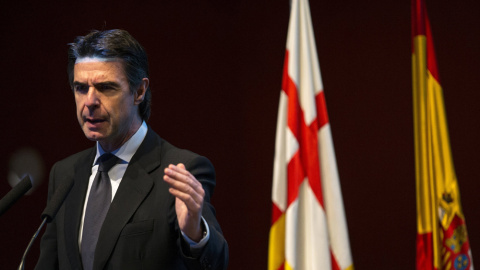 El ministro de Industria, José Manuel Soria, durante un acto en Barcelona, este miércoles. EFE/Alejandro García