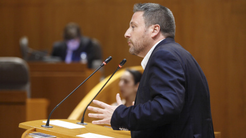 El consejero aragonés de Vertebración del Territorio, José Luis Soro (Cha).