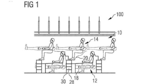 Asientos superpuestos. /AIRBUS