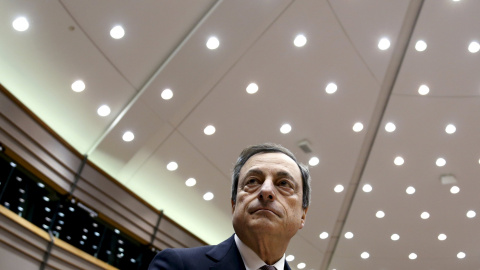 El presidente del BCE, Mario Draghi, en el Parlamento Europeo. REUTERS/Francois Lenoir