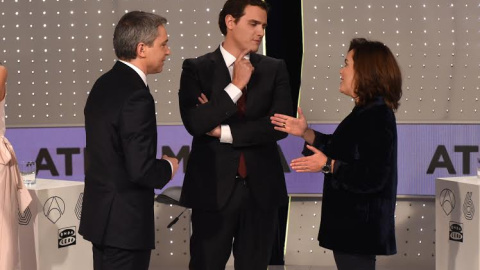 Vallés, Rivera, Sáenz de Santamaría. PP