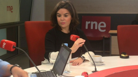 Soraya Sáenz de Santamaría en RNE.