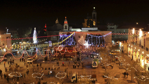 Plaza del Pesebre, Belén. EFE