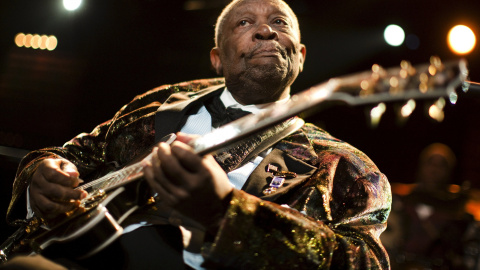 Riley B. King o Riley Ben King, más conocido como B.B. King, fue un músico, cantante y compositor estadounidense. Falleció el 14 de mayo de 2015 a los 89 años. REUTERS/Valentin