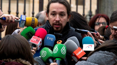 El secretario general de Podemos, Pablo Iglesias. - EFE