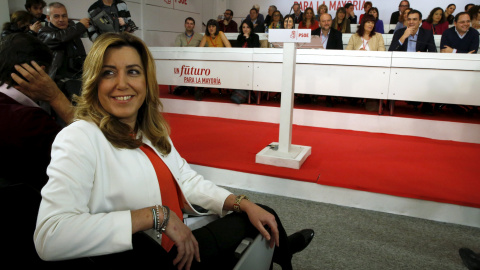 La presidenta de Andalucía, Susana Díaz, durante la reunión del Comité Federal del PSOE, máximo órgano del partido entre congresos. REUTERS/Susana Vera