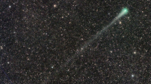 Imagen del cometa C/2013 US10 (Catalina) captada el 1 de octubre de 2015. Foto José J. Chambó.- cometografia.es