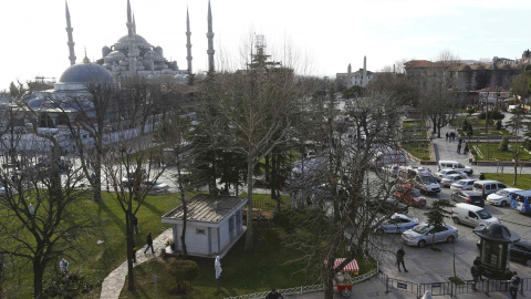 Vista general de la plaza en la que se ha producido la explosión.- REUTERS.