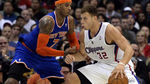 Blake Griffin, de Los Angeles Clippers, en un partido frente a New York Knicks. EFE