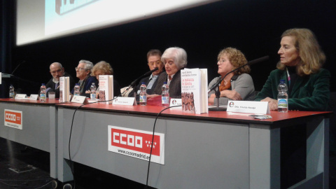 Presentación de 'La matanza de Atocha' en de la sede de CCOO de Madrid