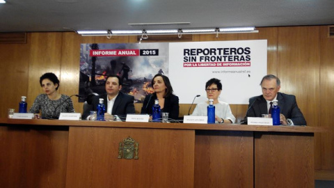 Siguen secuetrados 54 periodistas al cierre de 2015, tres de ellos españoles, según Reporteros Sin Fronteras./Europa Press