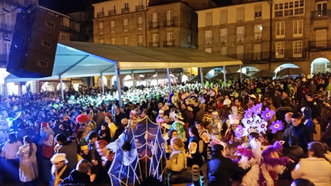 Imagen del carnaval en Ourense. TWITTER CONCELLO DE OURENSE