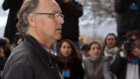 El excontable de Nóos Marco Antonio Tejeiro, a su llegada esta mañana a la Escuela Balear de la Administración Pública (EBAP), donde se celebra el juicio por el 'caso Nóos''. / CATI CLADERA (EFE)