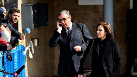 Marco Antonio Tejeiro, tras declarar en Palma. EFE/Atienza