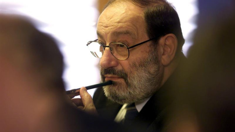 Umberto Eco, en el Foro Económico de Davos, Suiza, el pasado 27 de enero.