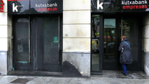 Sucursal de Kutxabank. EFE / Alfredo Aldai